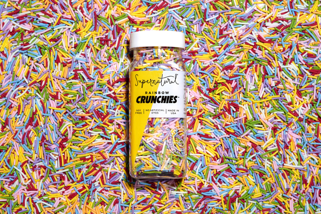 Dye-Free Rainbow Crunchies Sprinkles