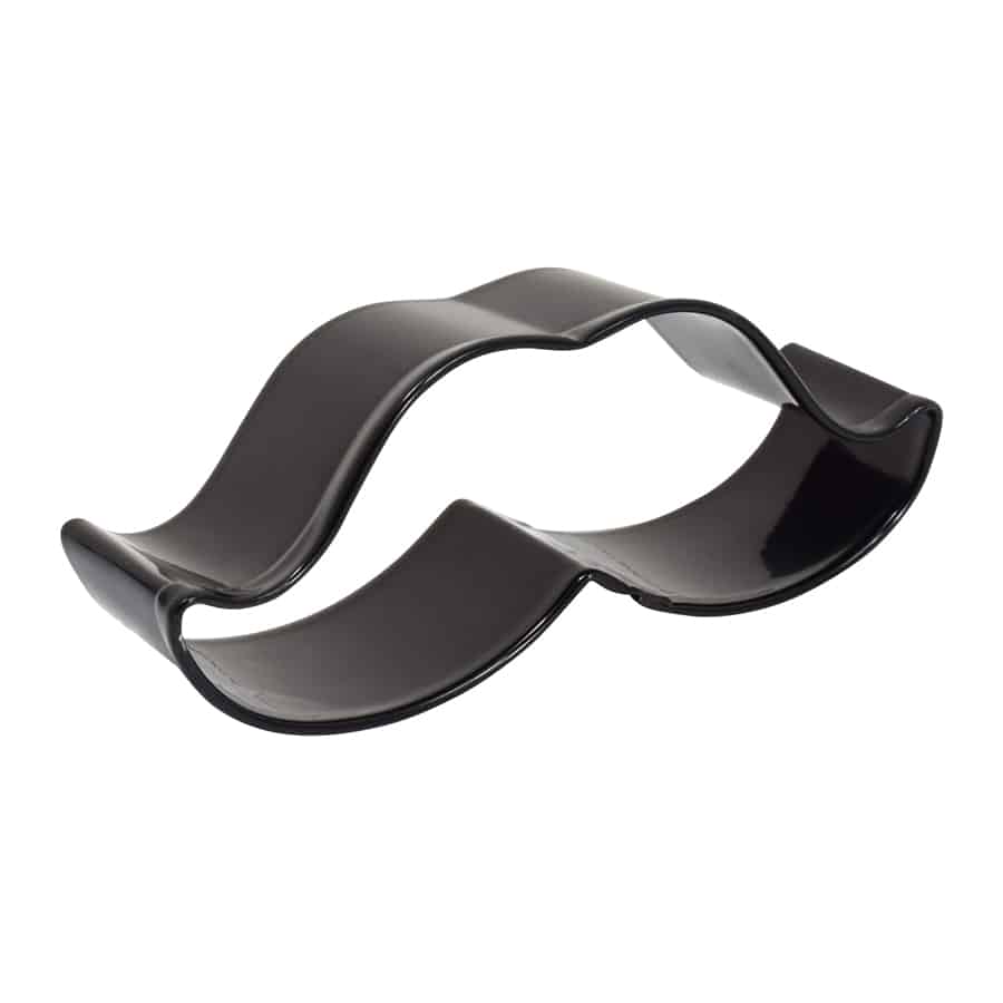 Mustache Cookie Cutter (Black, 4")