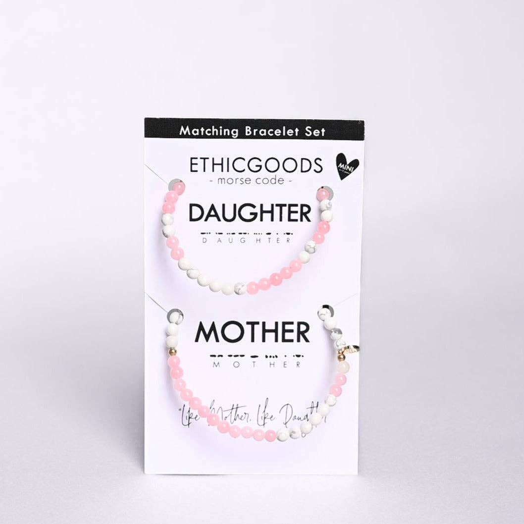 Morse Code Matching Set Kid & Adult| MOTHER & MINI DAUGHTER