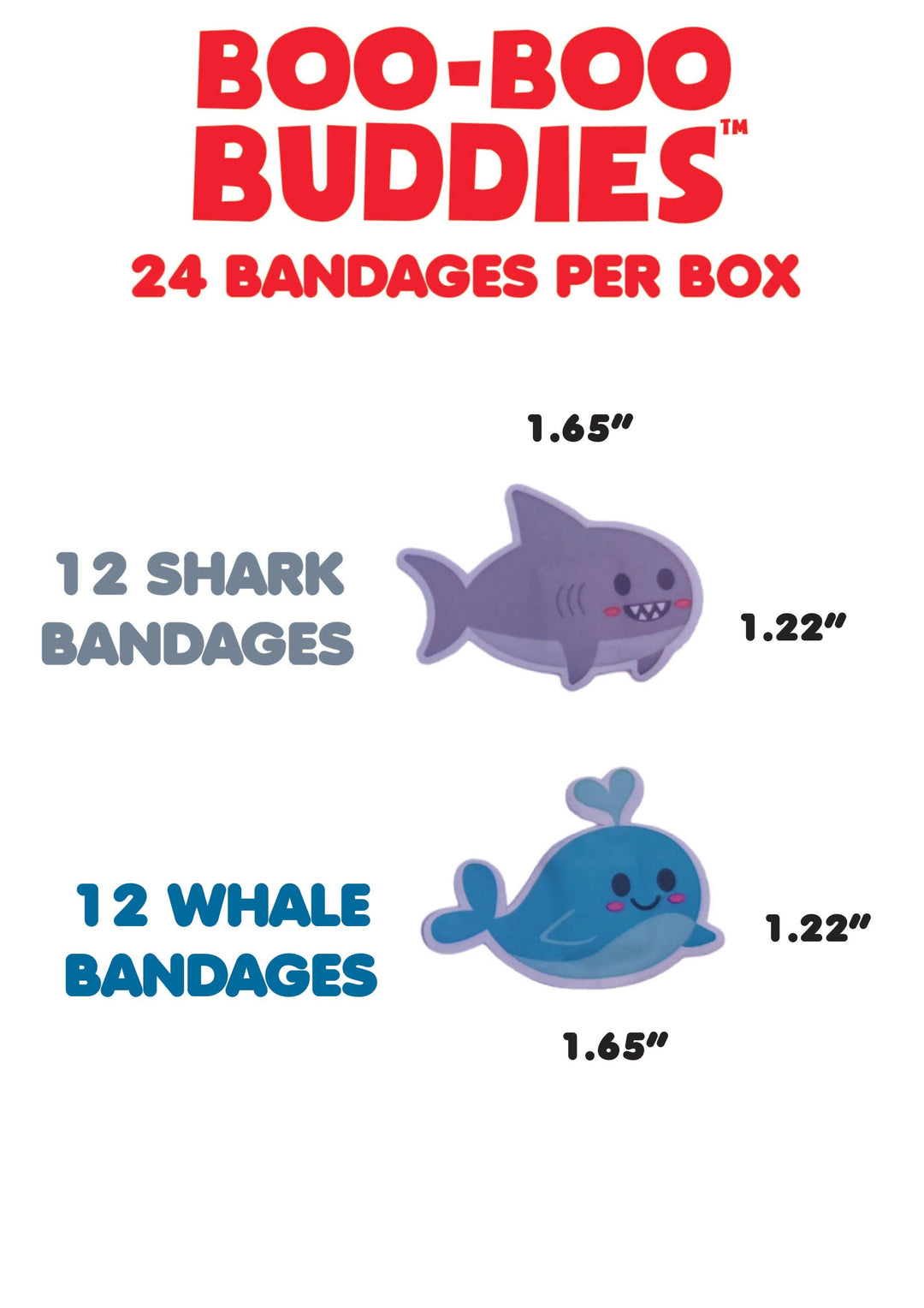 Shark and Whale Bandages