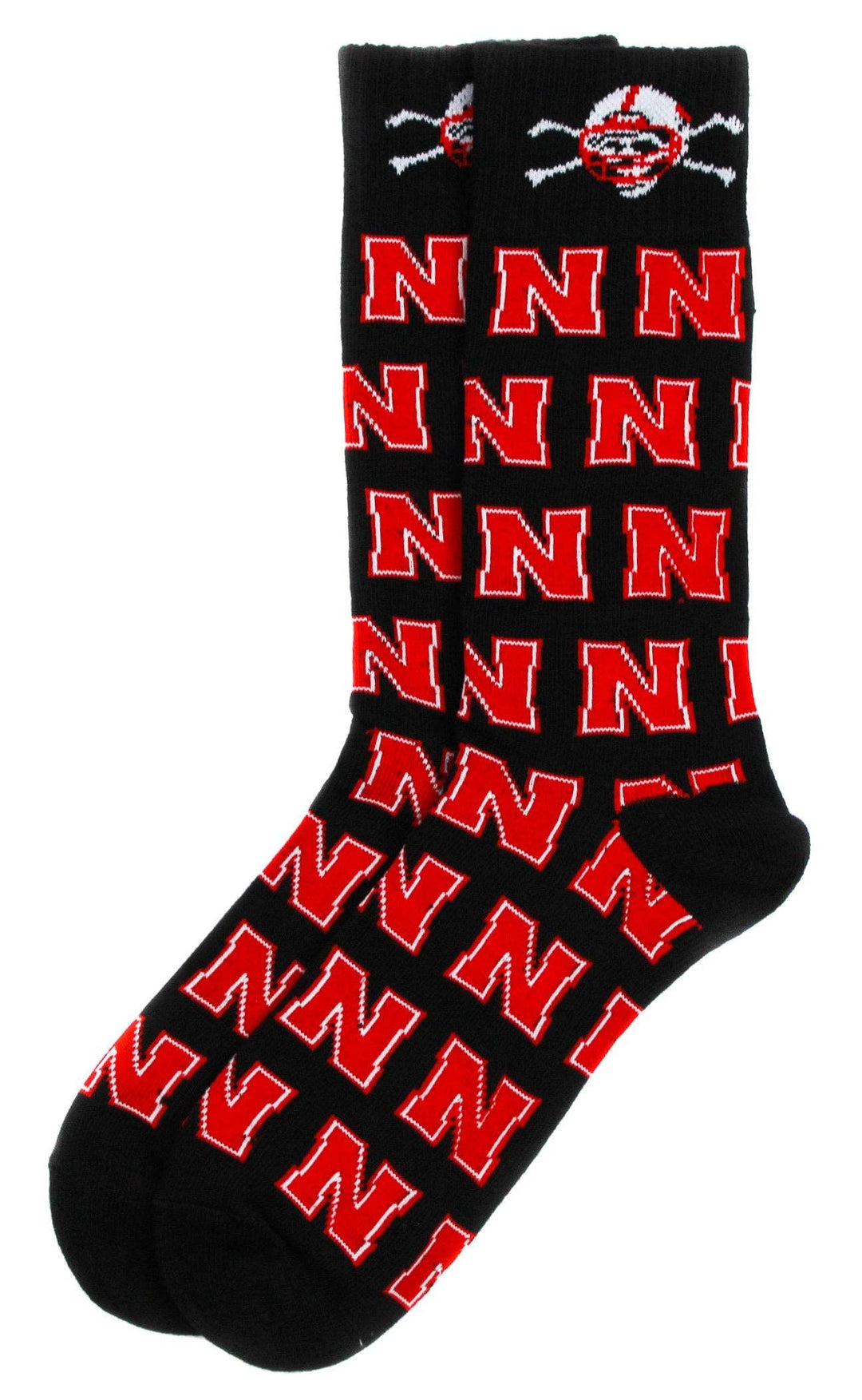 Nebraska Cornhuskers Blackshirts Dress Socks
