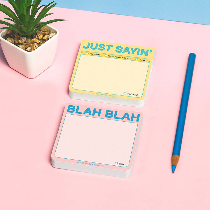 Just Sayin’ Sticky Note (Pastel Version)