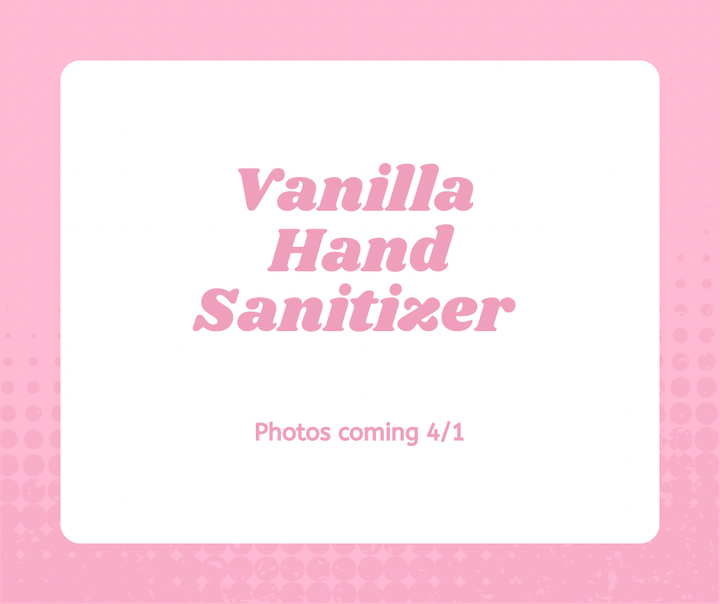 Vanilla Hand Sanitizer Spray