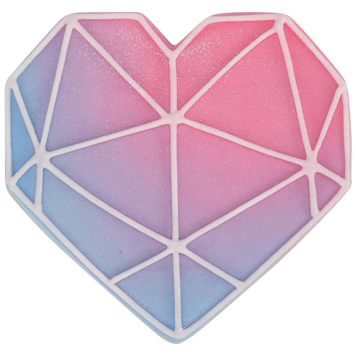 Geo Heart Cookie Cutter (3.5")