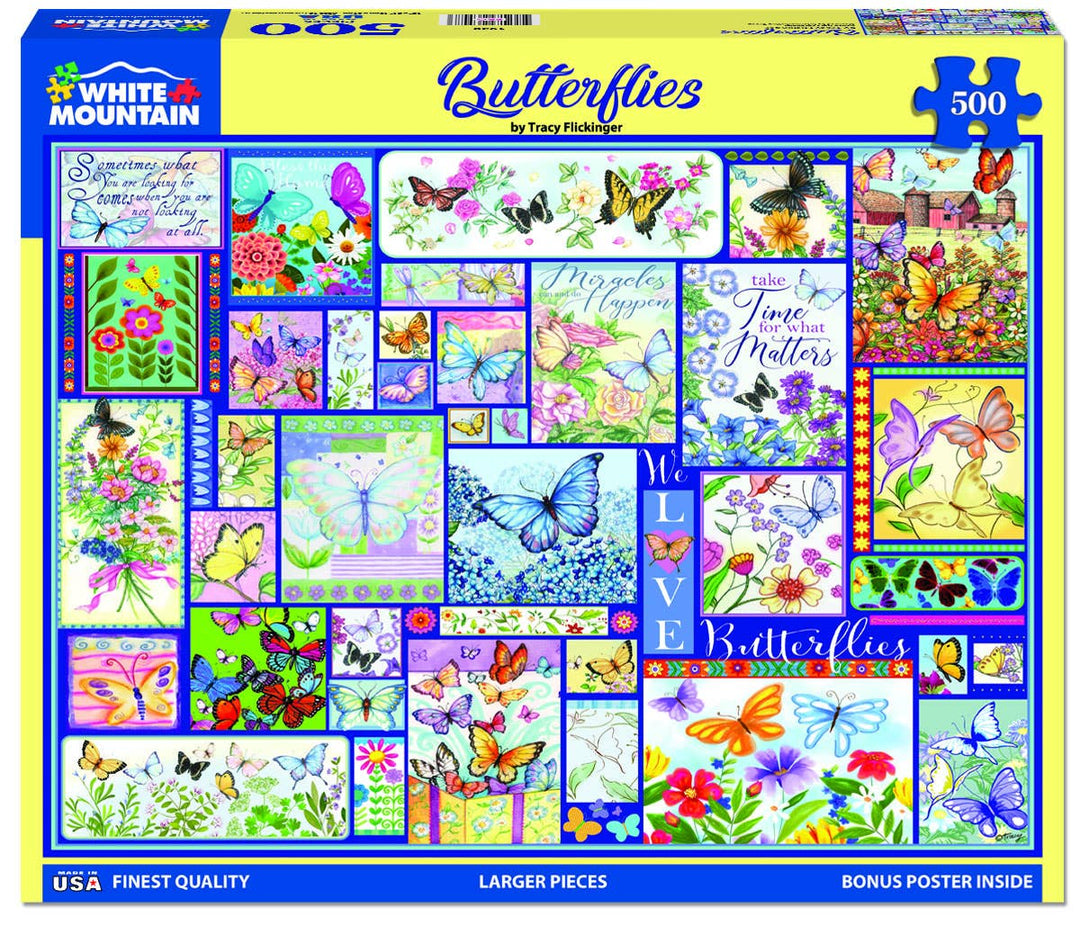 Butterflies  - 500 Piece Jigsaw Puzzle