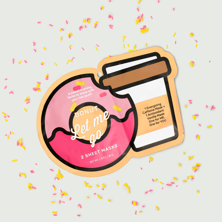 Valentines' Day, Vanilla Infused sheet facial Duo masks