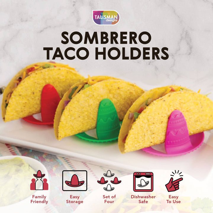 Sombrero Taco Holders - Set of 4
