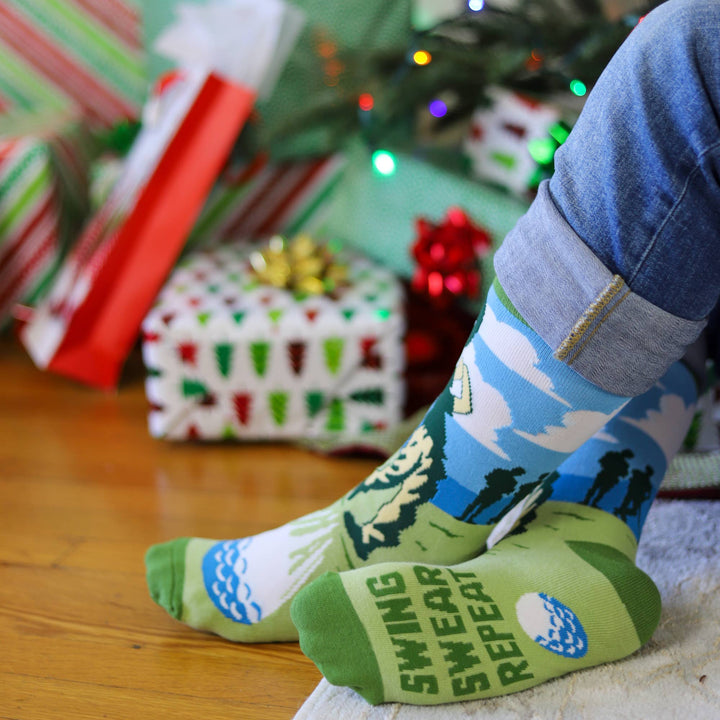 Swing Swear Repeat Socks
