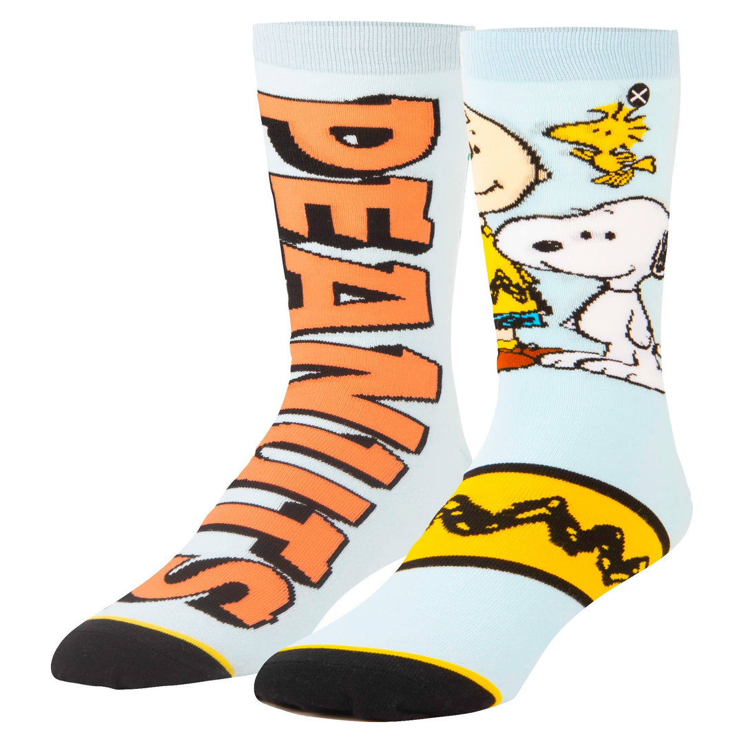 Peanuts Split - Mens Crew Straight
