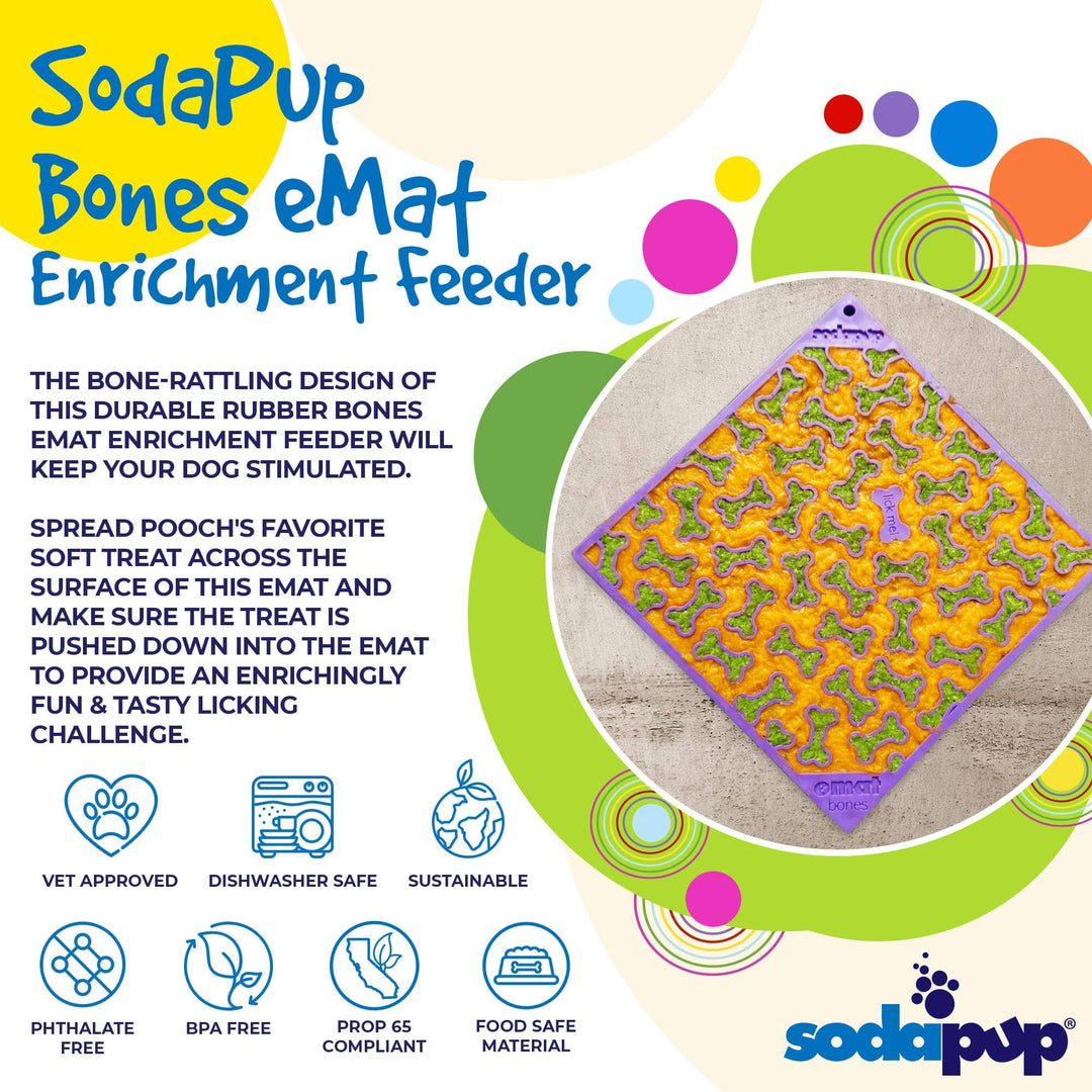 Bones Design Emat Enrichment Licking Mat