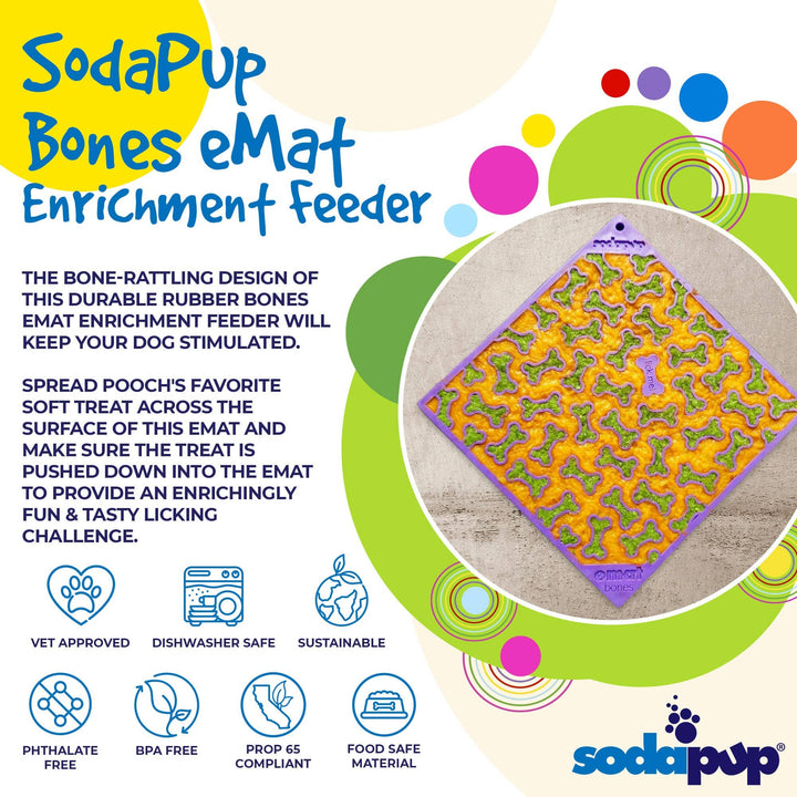 Bones Design Emat Enrichment Licking Mat
