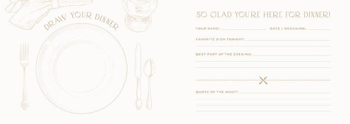 Dinner Party Guest Book