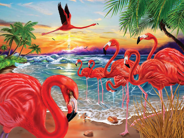 Flamingo Bay 550 Piece Puzzle