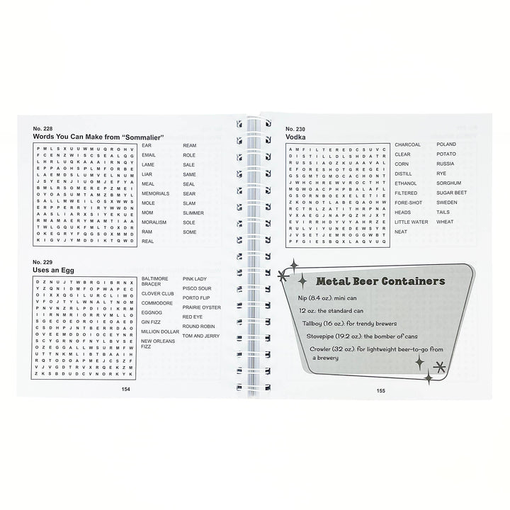The Art of Mixology: Word Search Intoxicating Puzzles