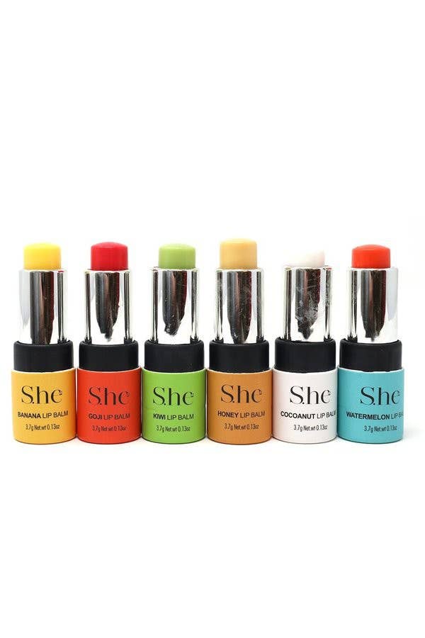 Makeup She LB418 Vitamin E Fruits Lip Balm