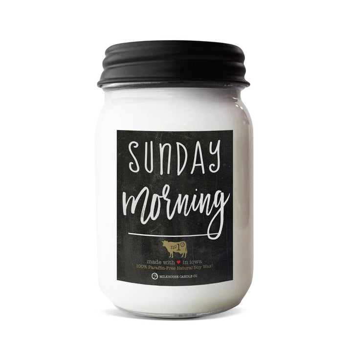 Sunday Morning Mason Jar Candle