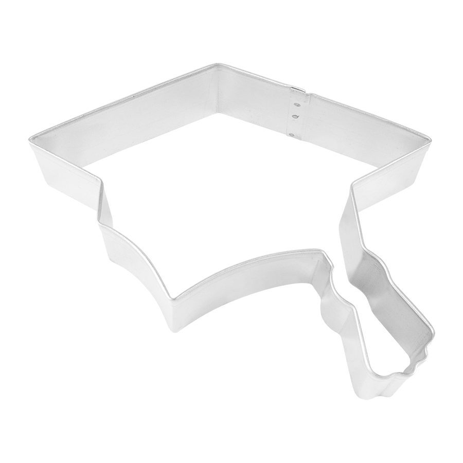 Graduation Cap Cookie Cutter 4.5" Carded