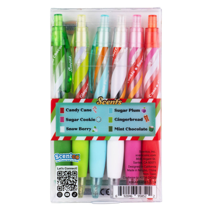 Mechanical Scented Pencils - Holly Jolly (6-pack)