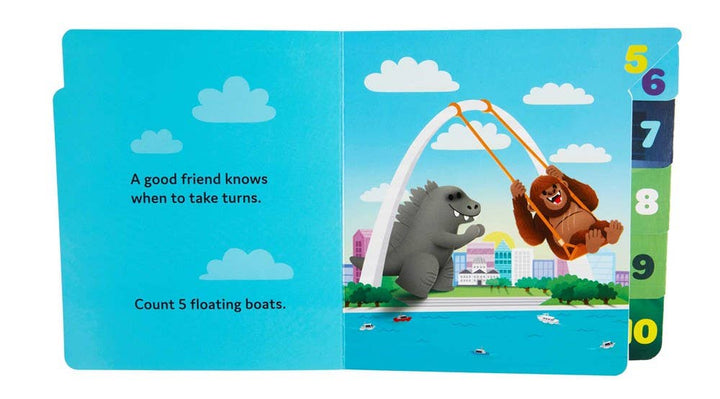 Godzilla vs Kong: Sometimes Friends Fight (Board Book)