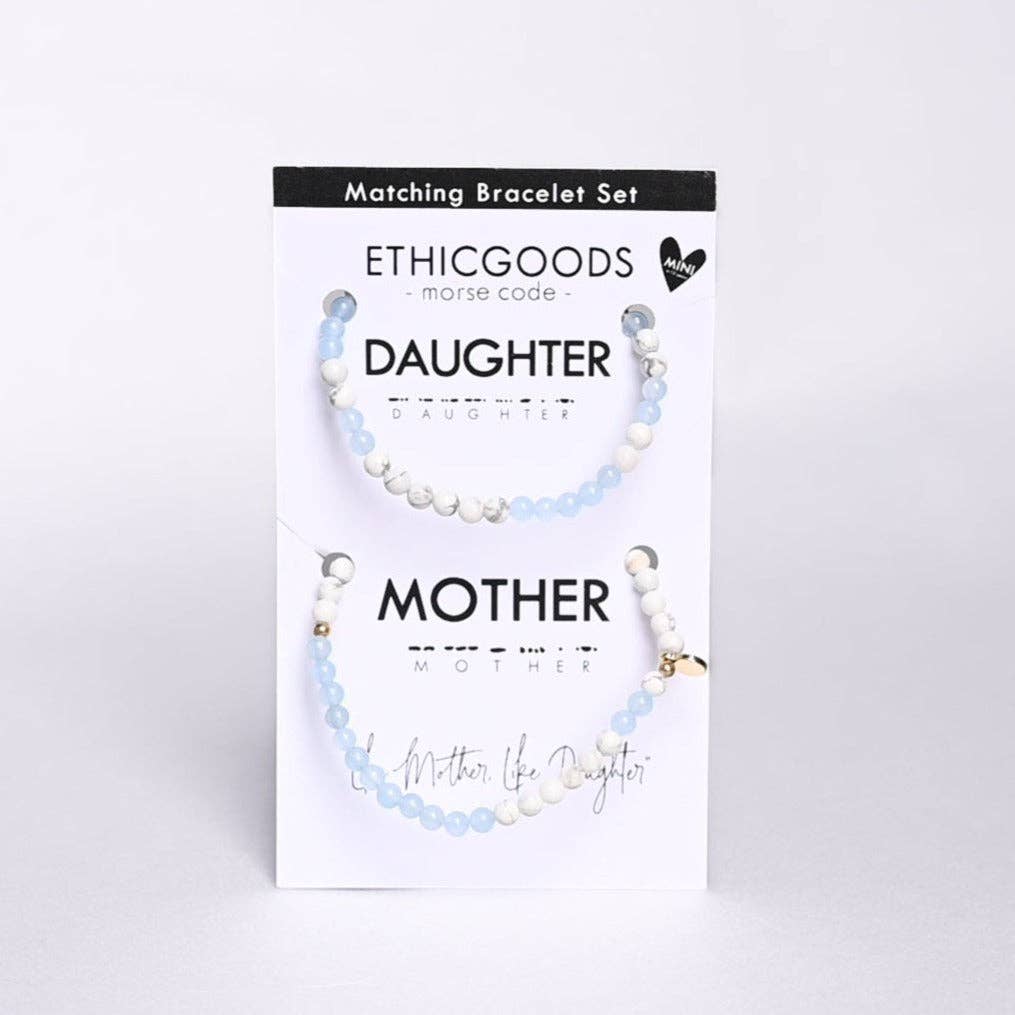Morse Code Matching Set Kid & Adult| MOTHER & MINI DAUGHTER