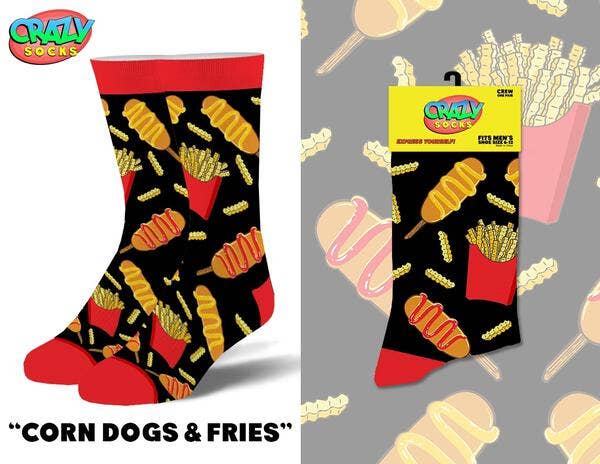 Corn Dogs - Mens Crew Folded