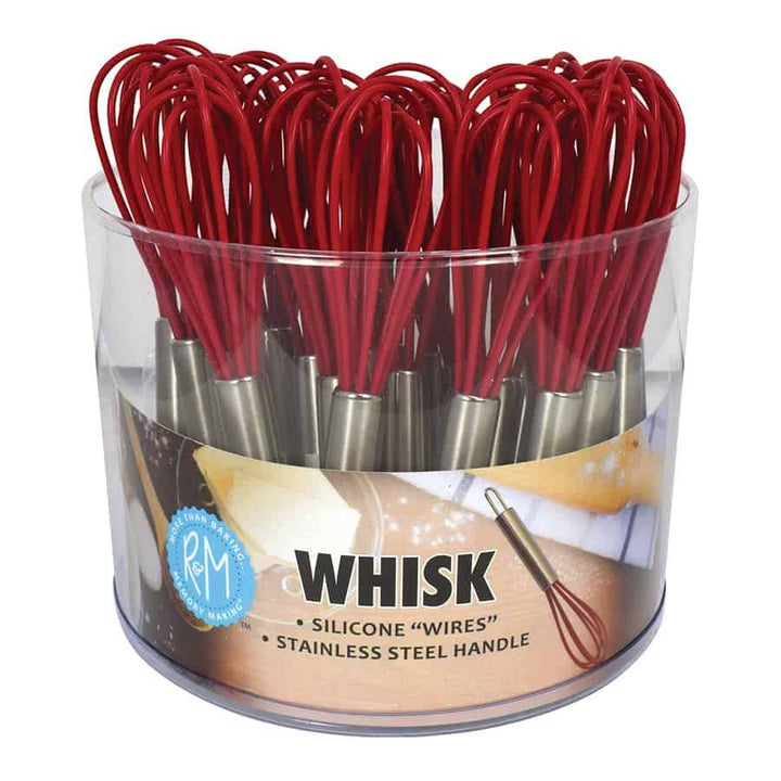 Silicone Wire Whisk W/ S/S Handle 5.75"