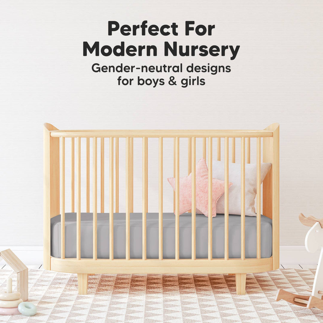 KeaBabies Isla Fitted Mini Crib Sheets, Pack and Play Sheet