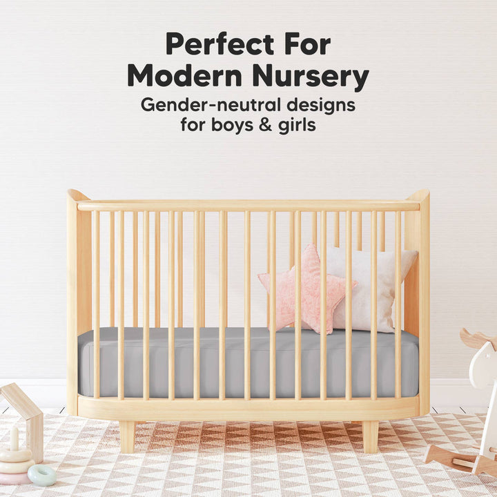 KeaBabies Isla Fitted Mini Crib Sheets, Pack and Play Sheet