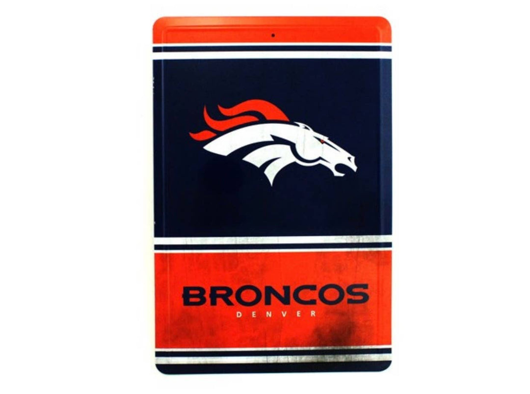 8"x12" Tin Sign- Denver Broncos