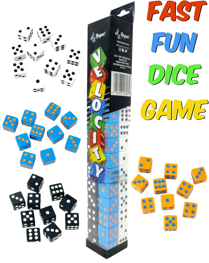 Velocity™ Colorful Dice Game