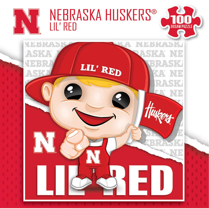 Lil Red - Nebraska Cornhuskers Mascot 100 Piece Puzzle