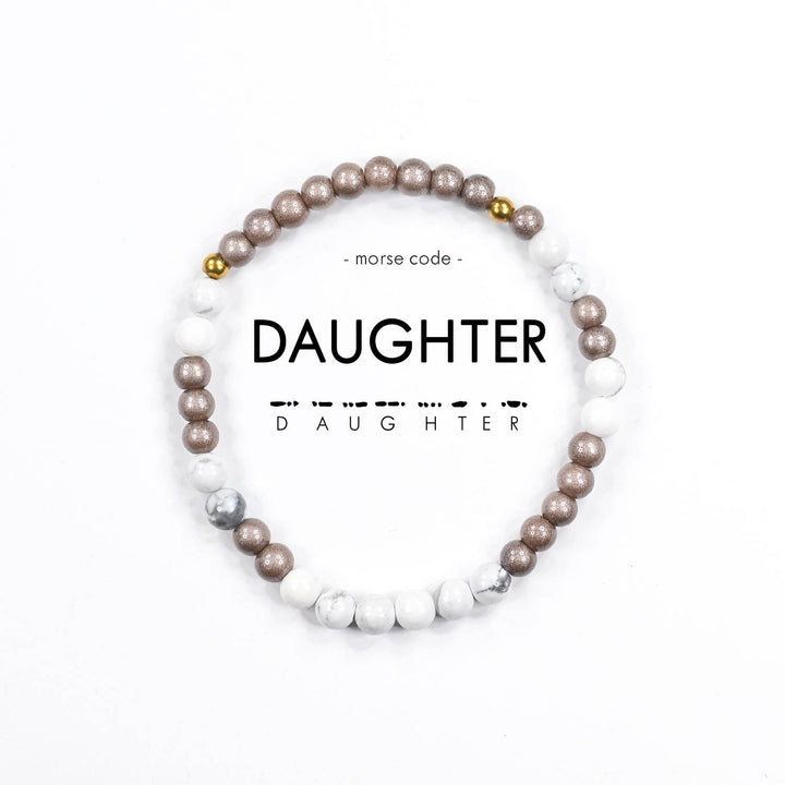 MINI Kids Morse Code Bracelet | DAUGHTER