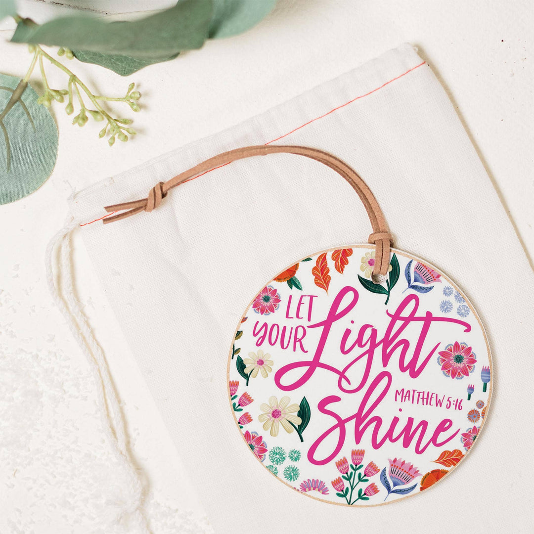 4" Round Ornament-Radiant Hope Let Your Light Shine