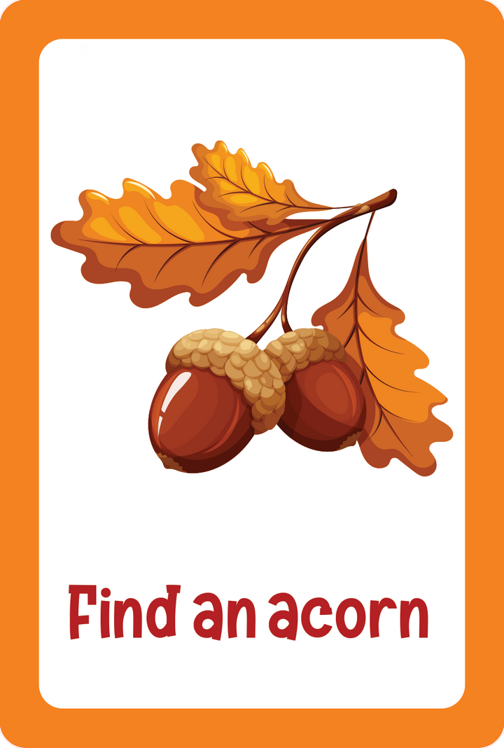 Nature Seek-and-Find Scavenger Hunt Cards