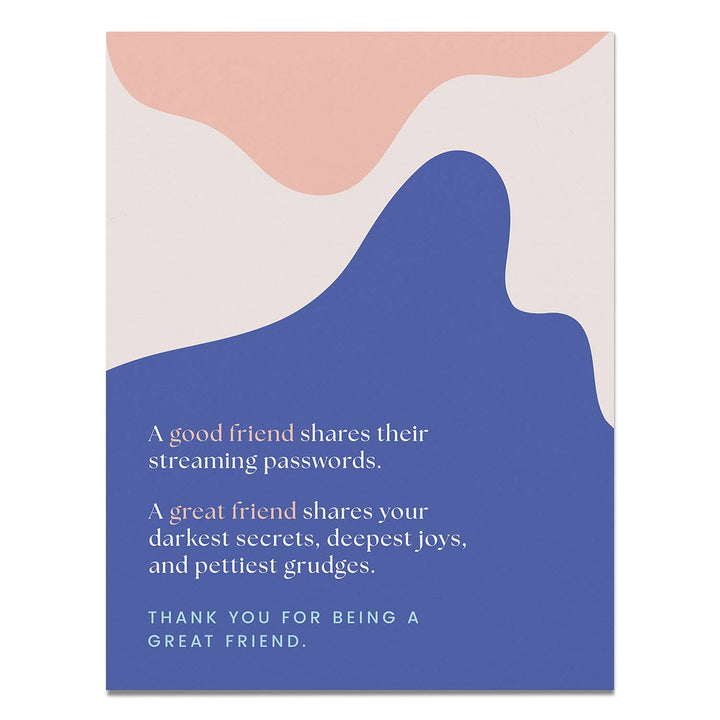 Nora McInerny Great Friend Card