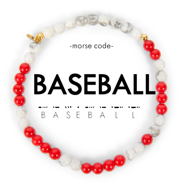 Morse Code Bracelet | BASEBALL