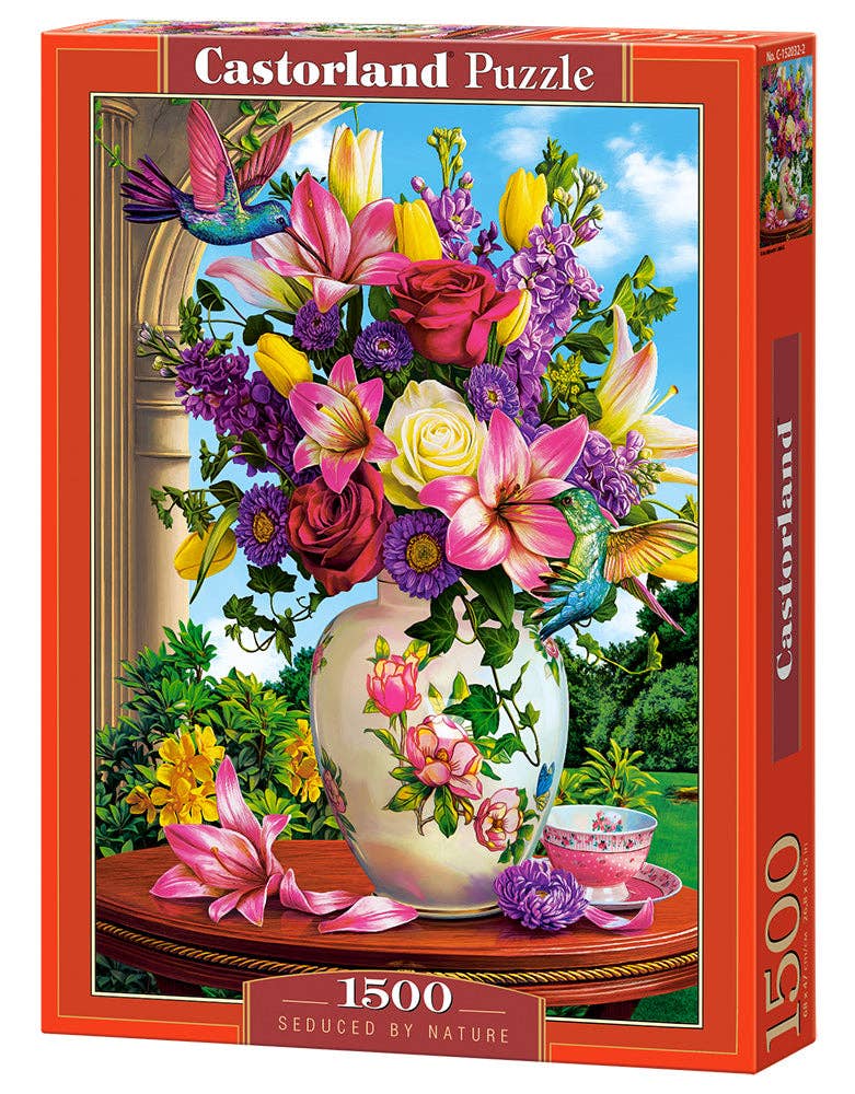 1500 Piece Jigsaw Puzzle, Seduced by Nature, Flower puzzle,