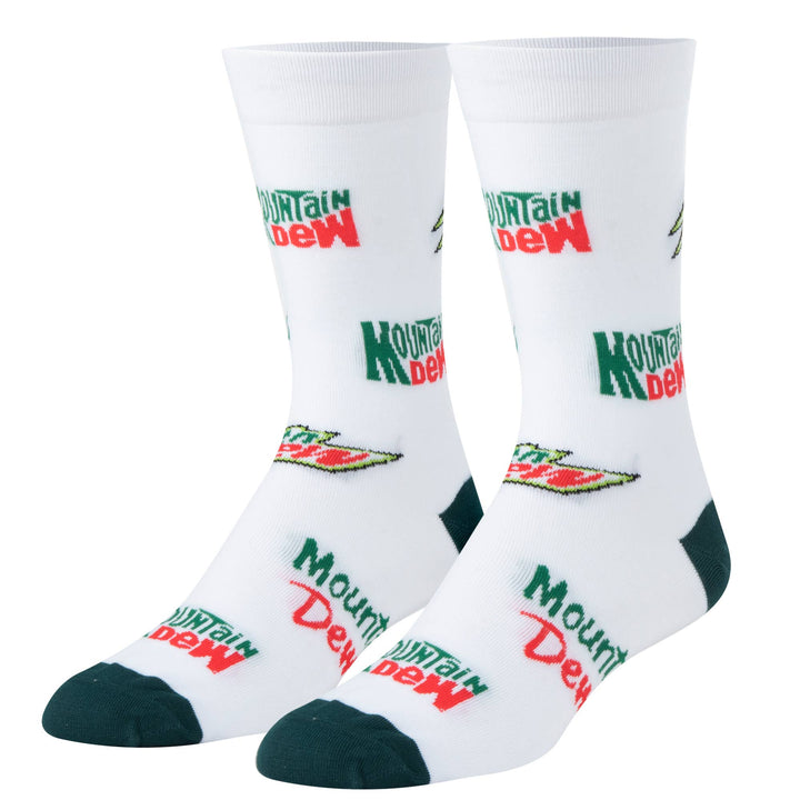Crazy Socks - Mens Crew - Mountain Dew