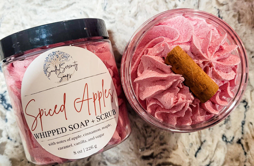 Spiced Apples Whipped Soap + Scrub