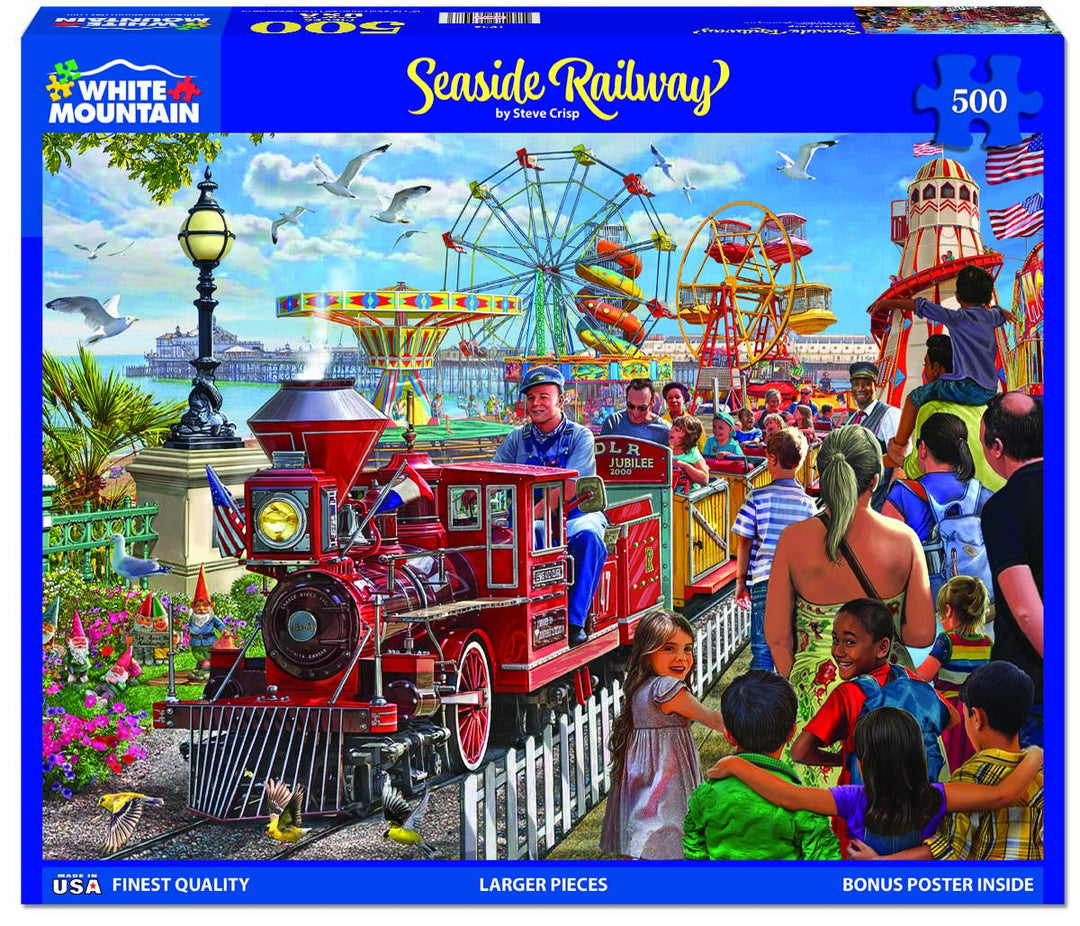 Seaside Railway (1943pz) - 500 Piece Jigsaw Puzzle
