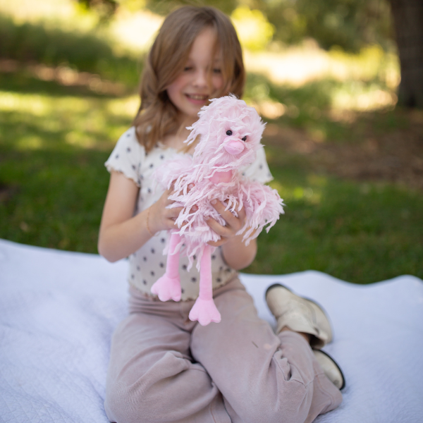 BHTB Feathers Pink Flamingo Plushie