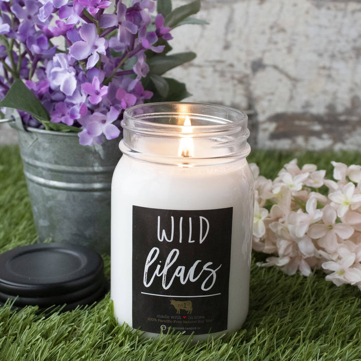 Wild Lilacs Mason Jar Candle