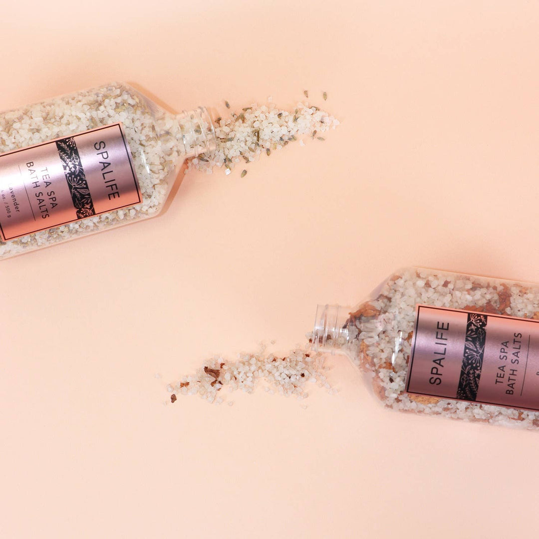 Petal-Infused Effervescent Mineral Bath Salts (Duo Pack)