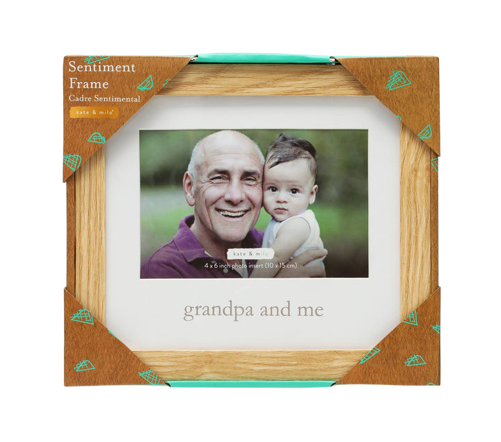 Grandpa & Me Picture Frame, Natural