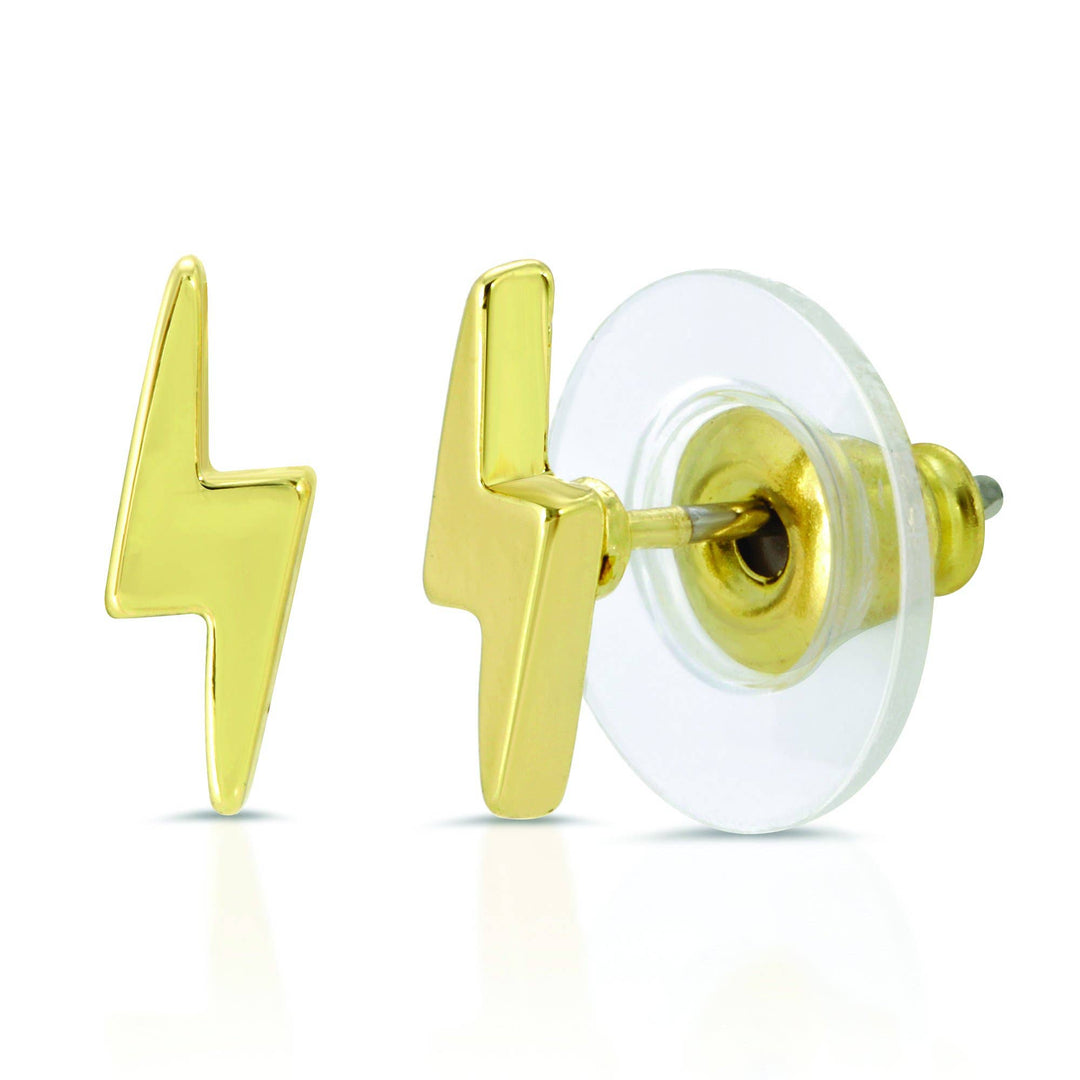 New Moon Gold Earrings - ELECTRIC/BOLT