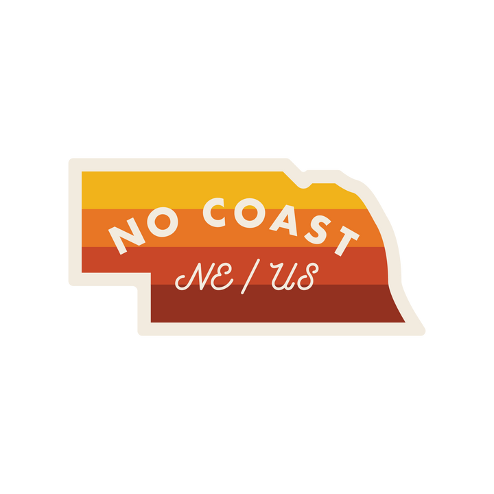 No Coast Sticker