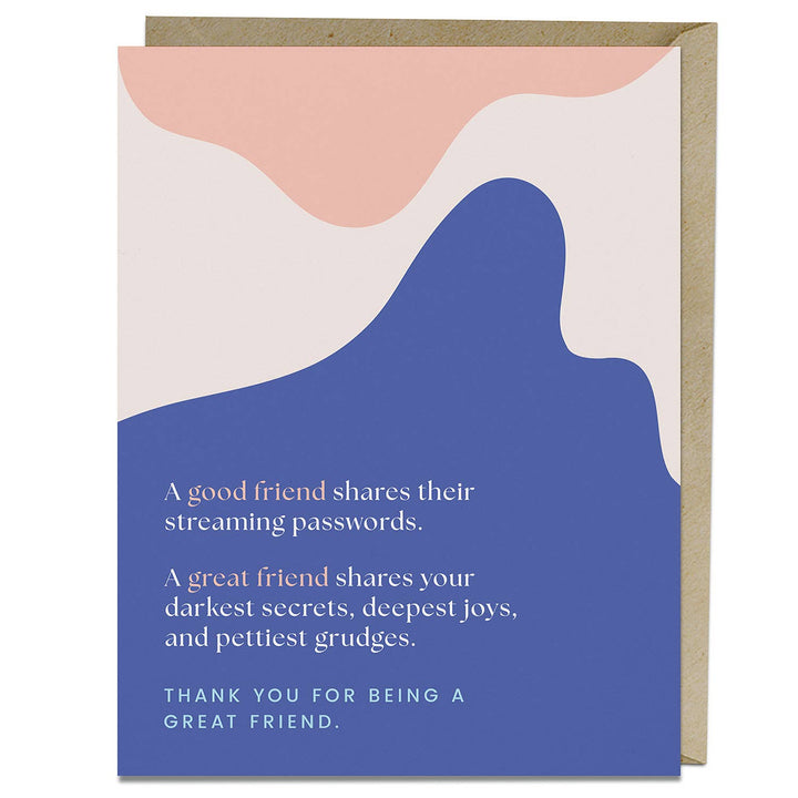 Nora McInerny Great Friend Card