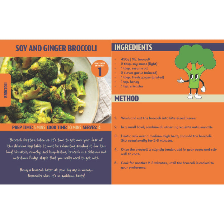 Grow Up! A Picky Eaters Recipe Gift Book - Gag Gifts