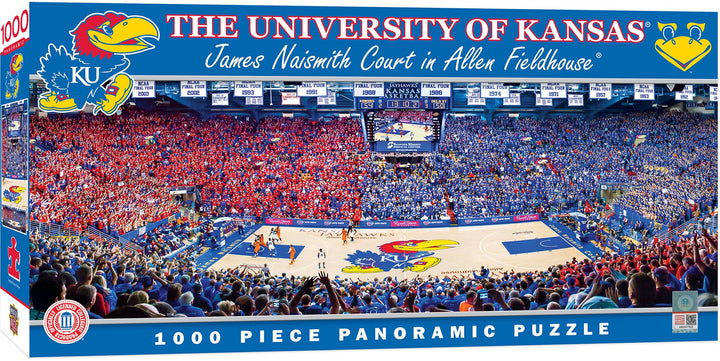 Kansas Jayhawks - 1000 Piece Panoramic Puzzle