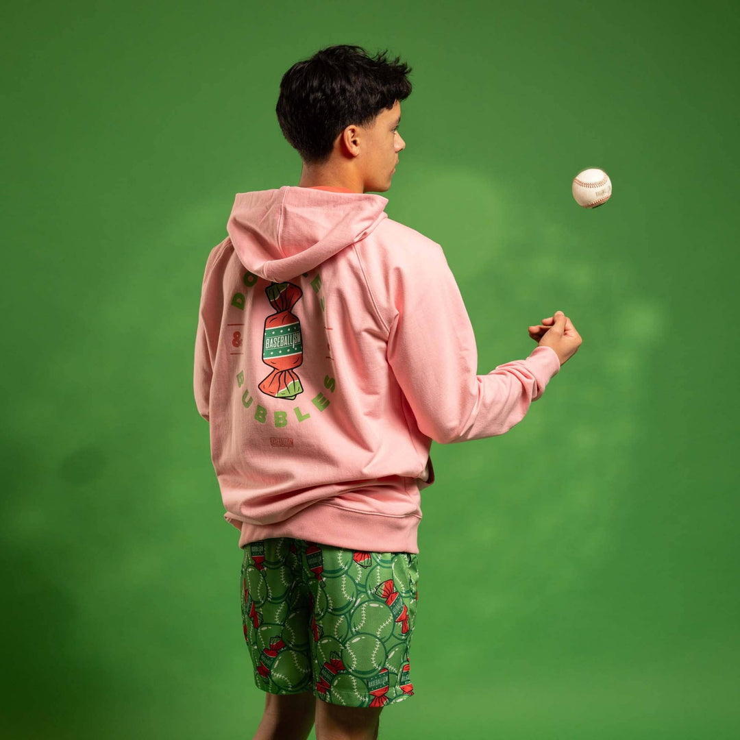 Bubbles and Doubles Hoodie (Walk-Off Watermelon) - Youth